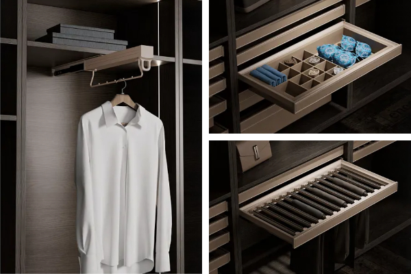 Деревянный шкаф