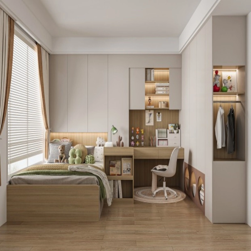 Modern Industrial Style Boys Room Storage Unit