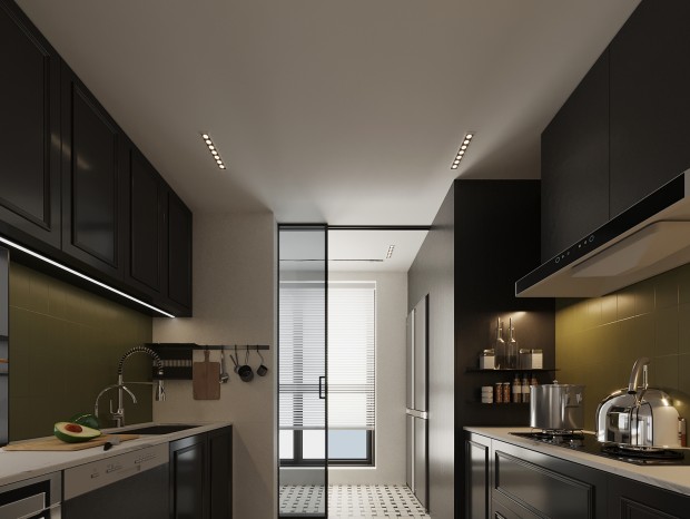 Armário de Parede Preto