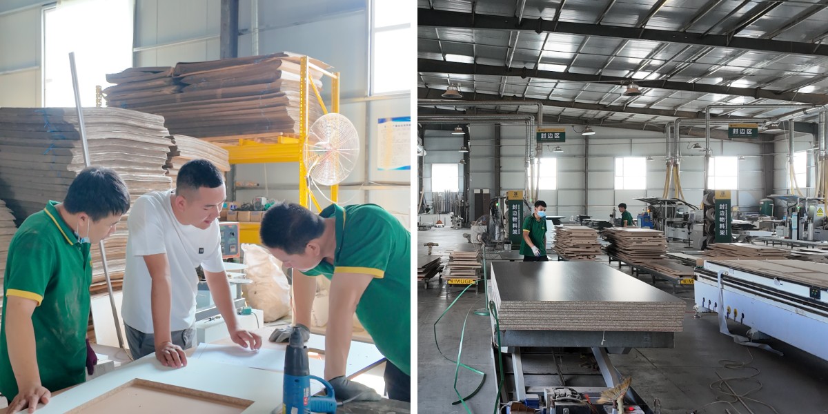 Черный книжный шкаф с дверцами