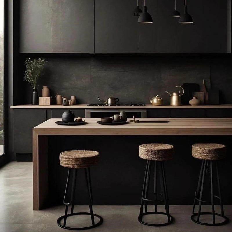 Black Modern Cabinet