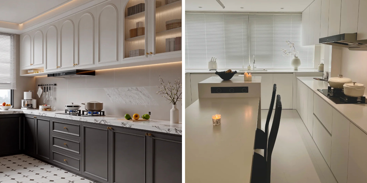 desain lemari dapur modern kustom