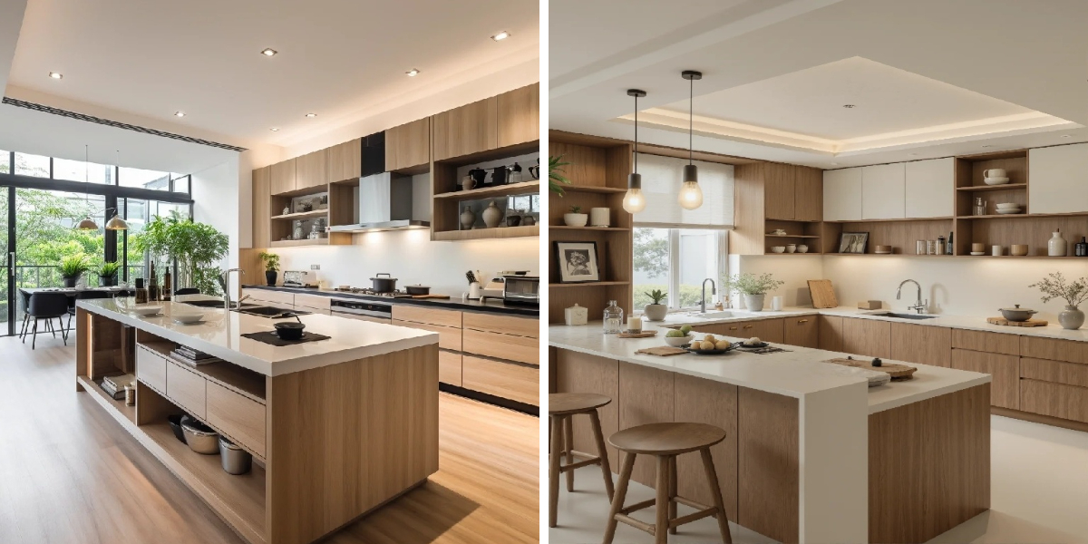 थोक लकड़ी की रसोई कैबिनेट