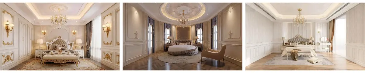 White European-style bedroom