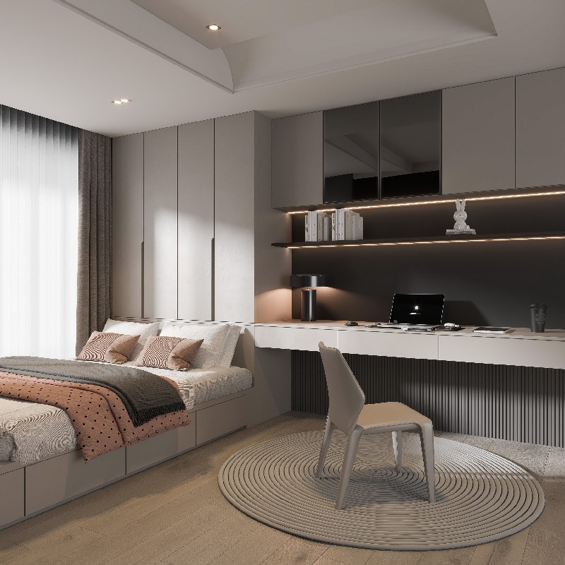 Diseño de dormitorio inteligente