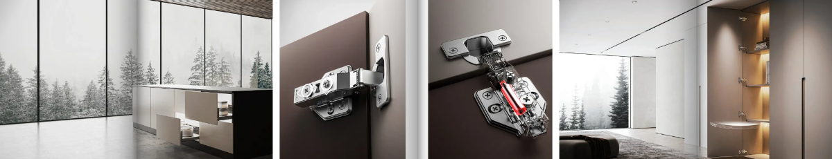 Éléments de cuisine bleus