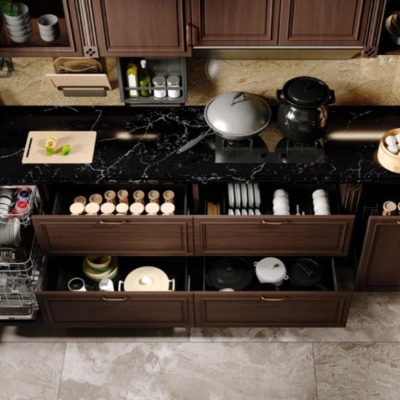 Natural Wood Cabinets