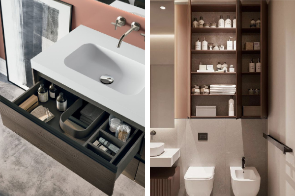 Space-Optimized Vanity Cabinetry Space-Optimized Vanity Cabinetry