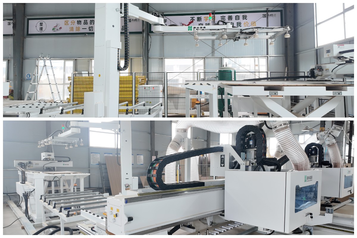 Taller de producción CNC totalmente automatizado para proyectos de ebanistería a gran escala. Taller de producción CNC totalmente automatizado para proyectos de ebanistería a gran escala.