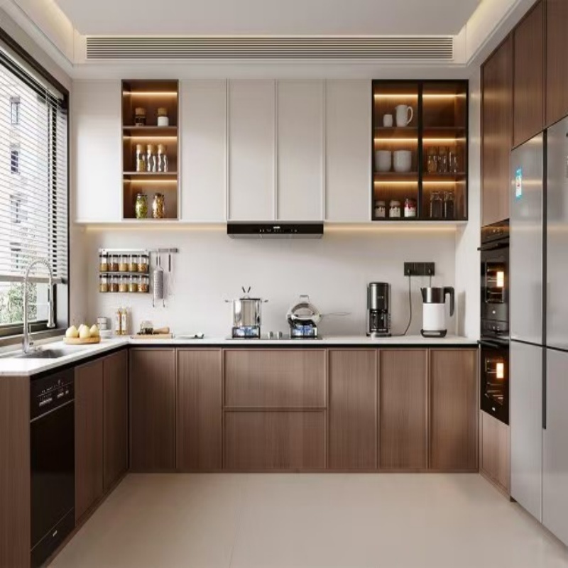 Orange Maple Kitchen Cabinets