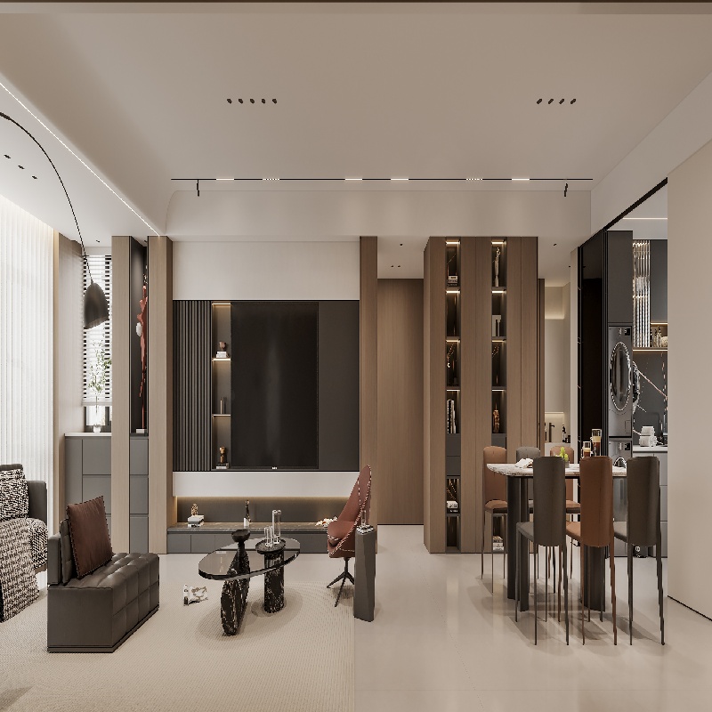 Luxuriöses Wohnzimmerdesign