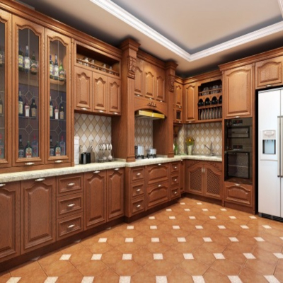 Muebles de cocina estilo madera