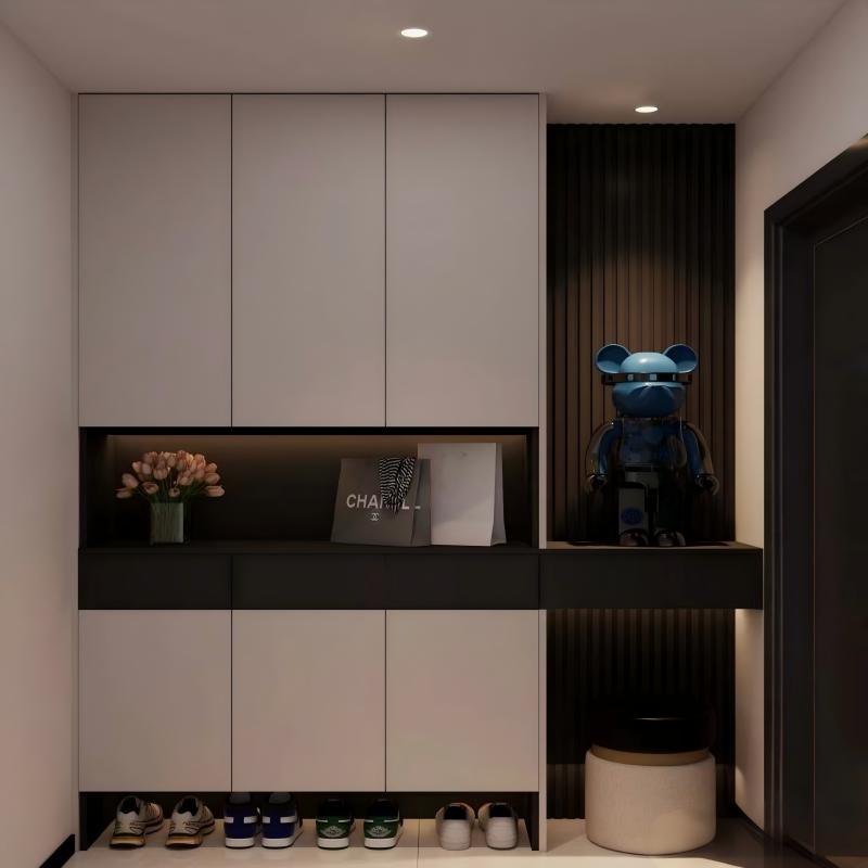 Black Entryway Cabinet