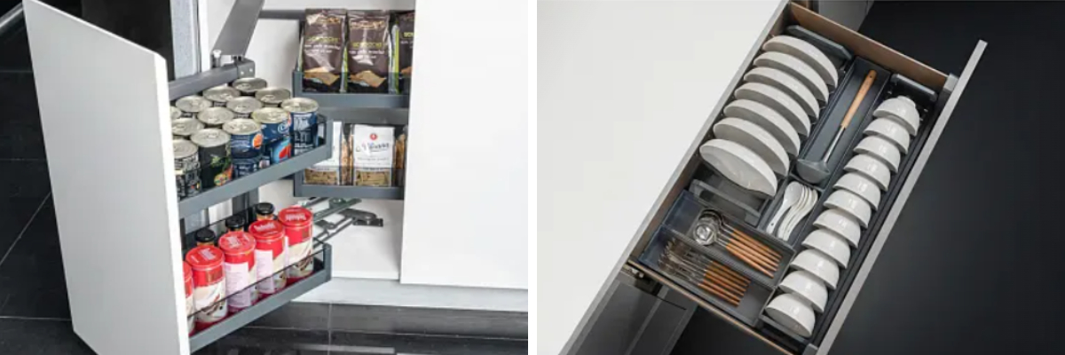 Современные безрамные кухонные шкафы Современные безрамные кухонные шкафы