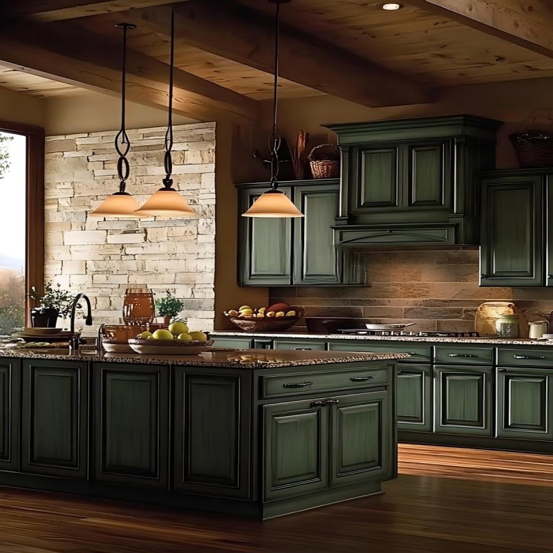 Olive Green Kitchens