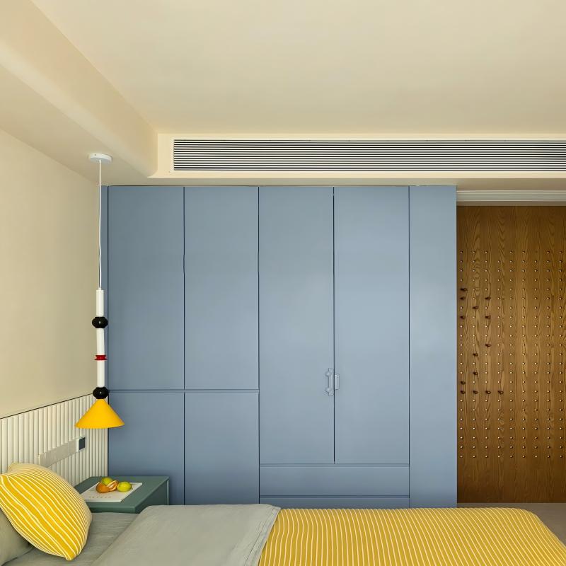 Modern Blue Storage Wardrobe