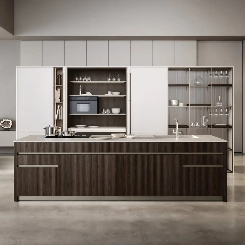 उच्च गुणवत्ता वाले लकड़ी के रसोई कैबिनेट