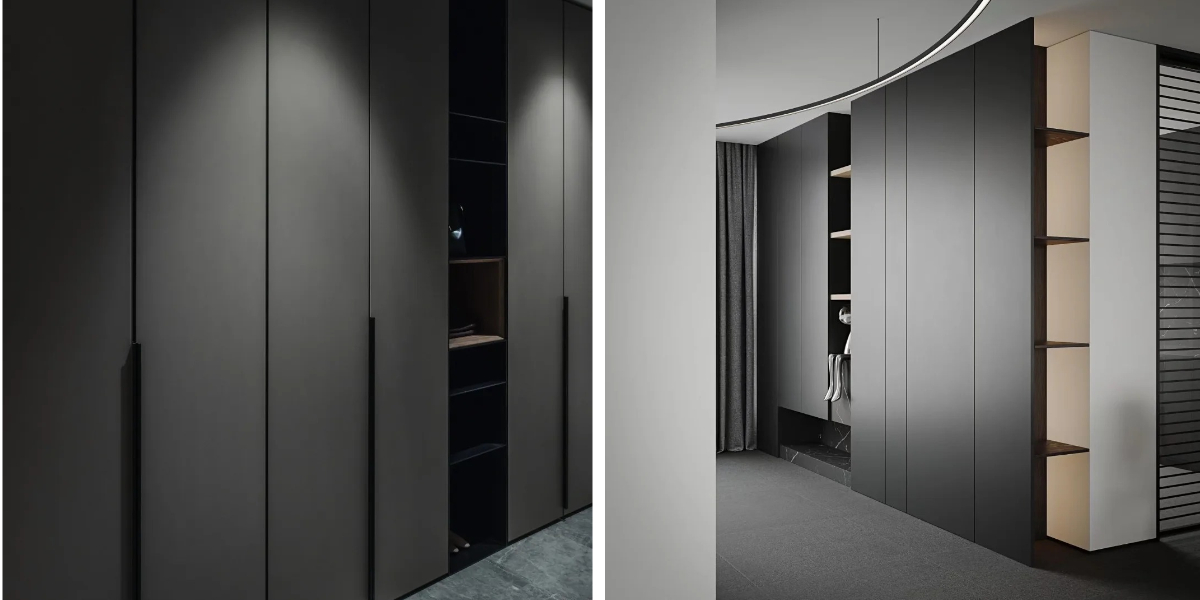 Solutions de placards noirs sur mesure