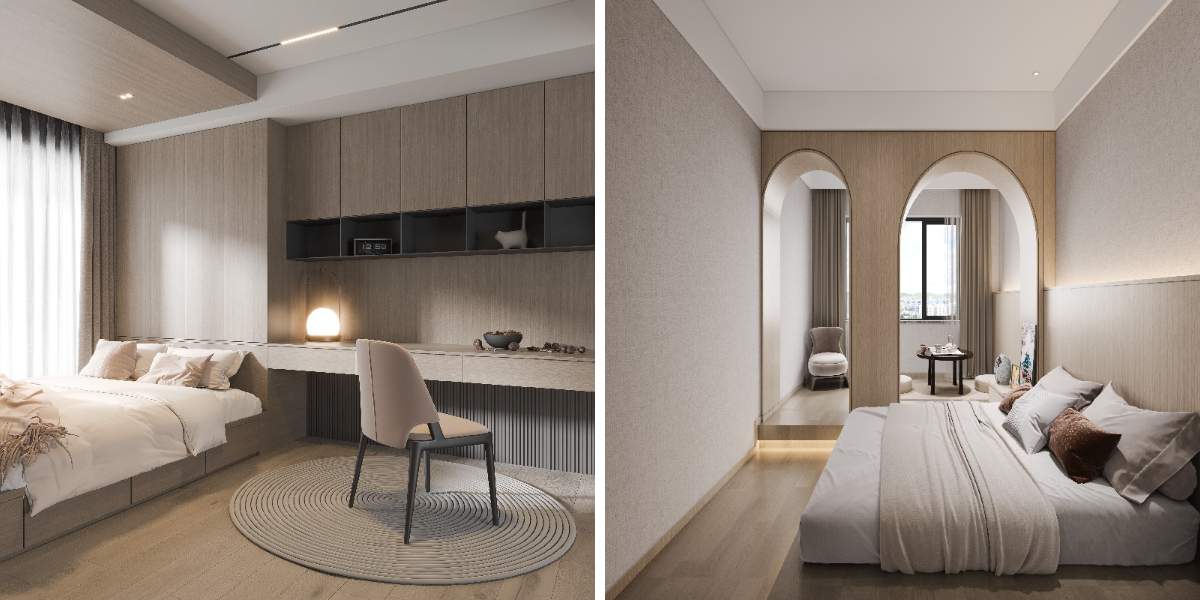 Diseño de dormitorio inteligente