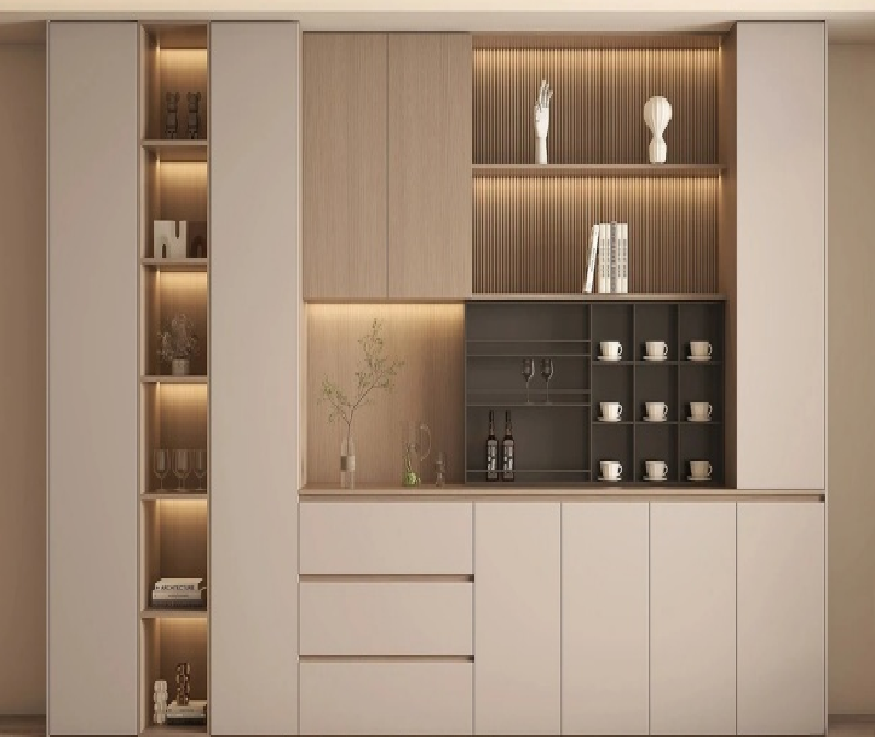  Open Shelving Sideboard Cabinet