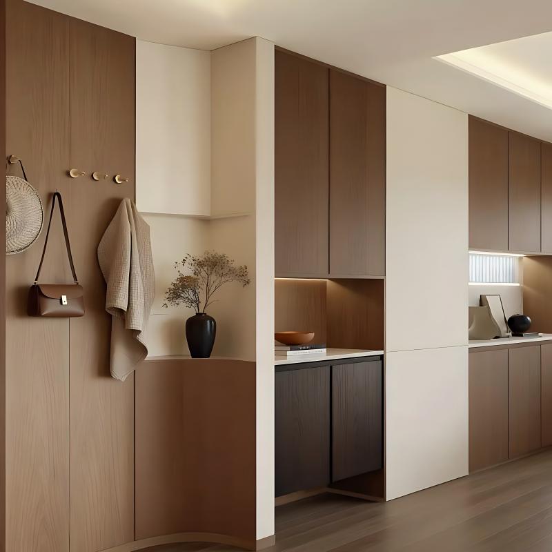 خزانة أحذية مدمجة موفرة للمساحة