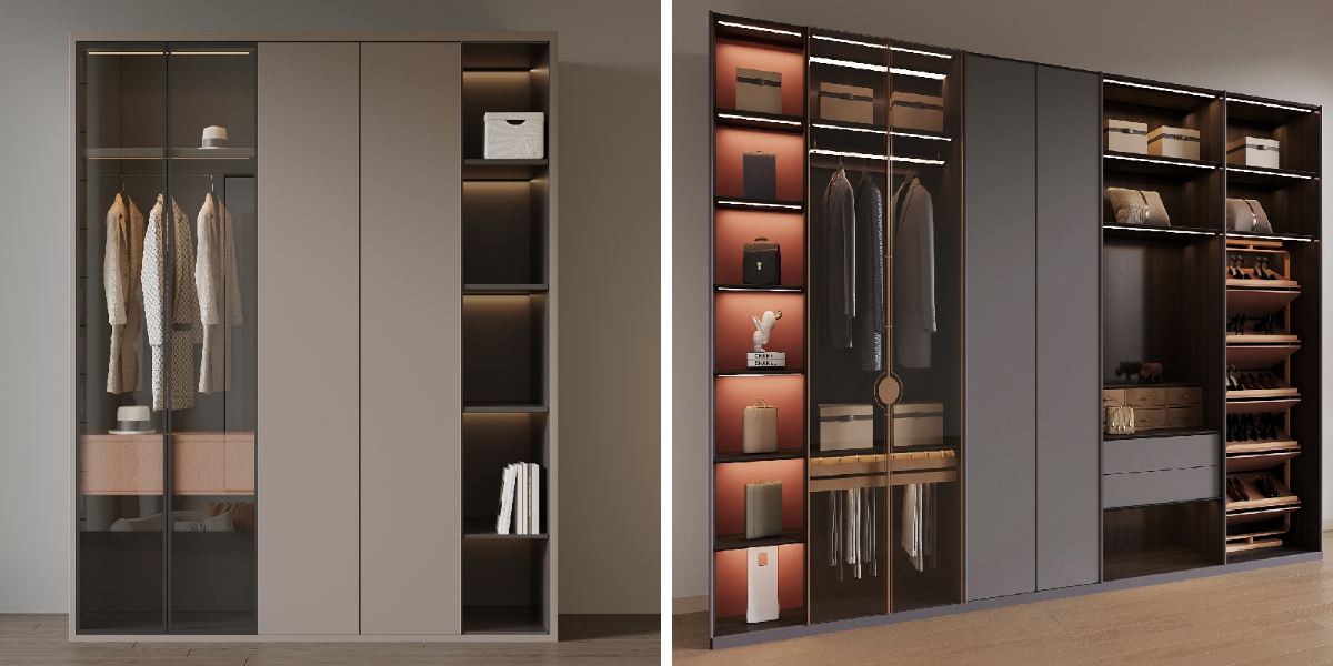 Armadio in legno massello