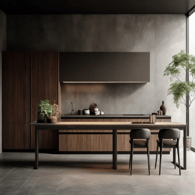 थोक लकड़ी के रसोई कैबिनेट