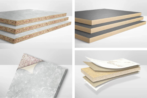 Черный книжный шкаф с дверцами