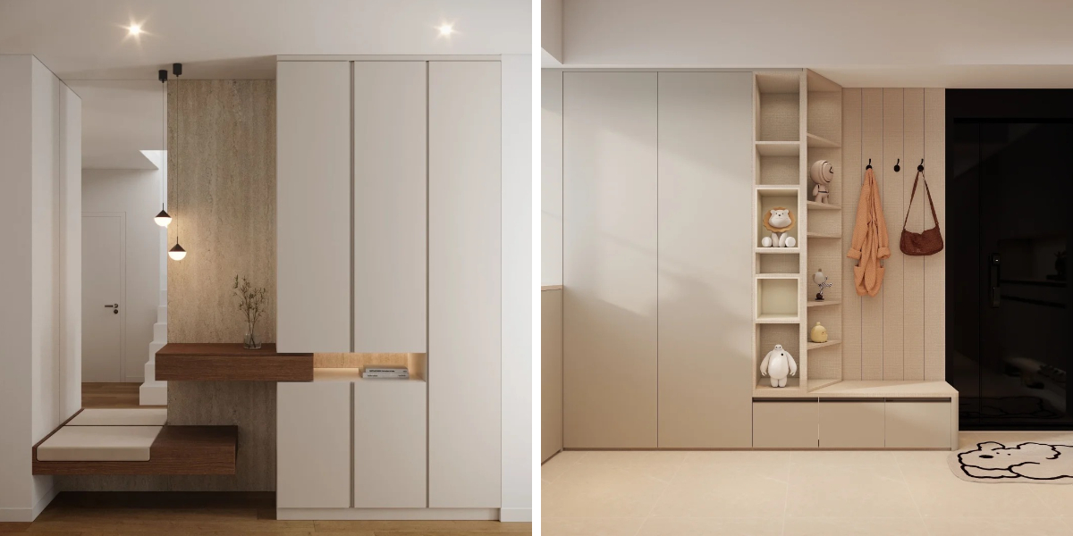 Armoire d'entrée sur mesure