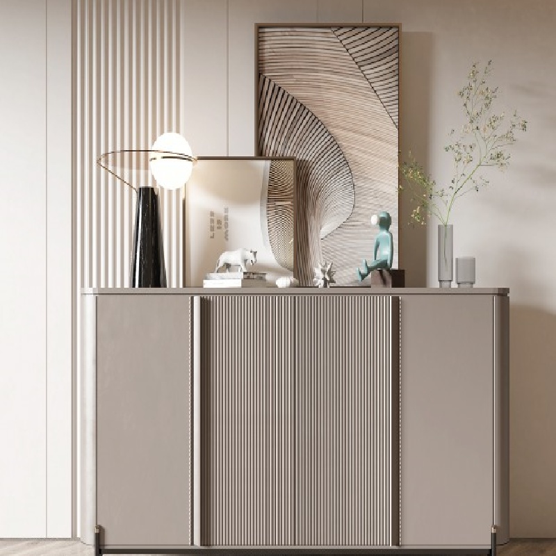 Credenza portaoggetti bianca